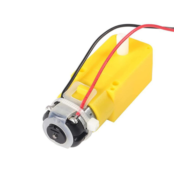 3-6V Gearbox Motor 200RPM Ratio 1:48 With Soldered wires