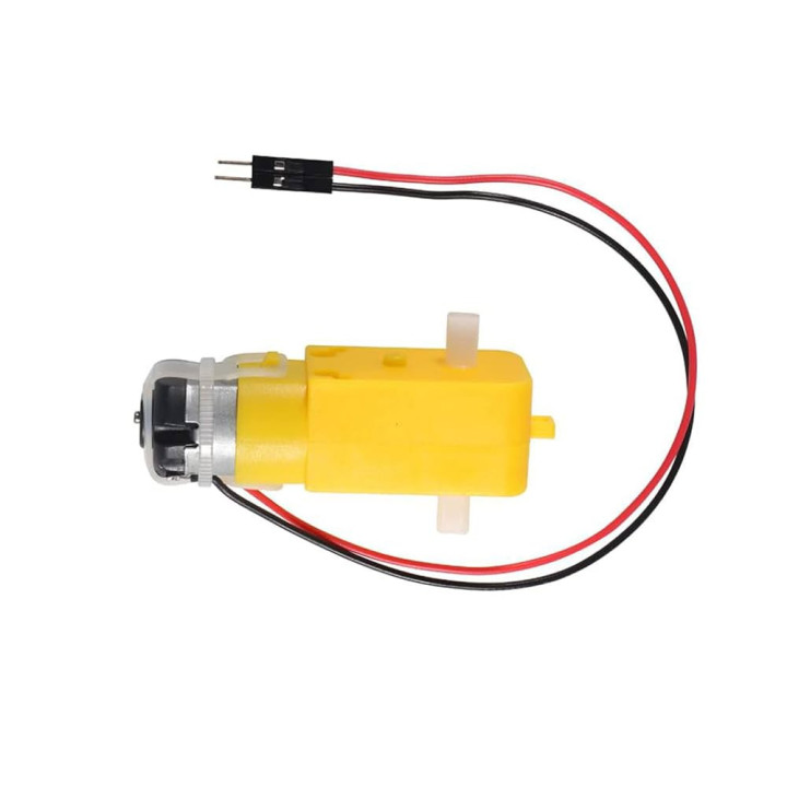 3-6V Gearbox Motor 200RPM Ratio 1:48 With Soldered wires