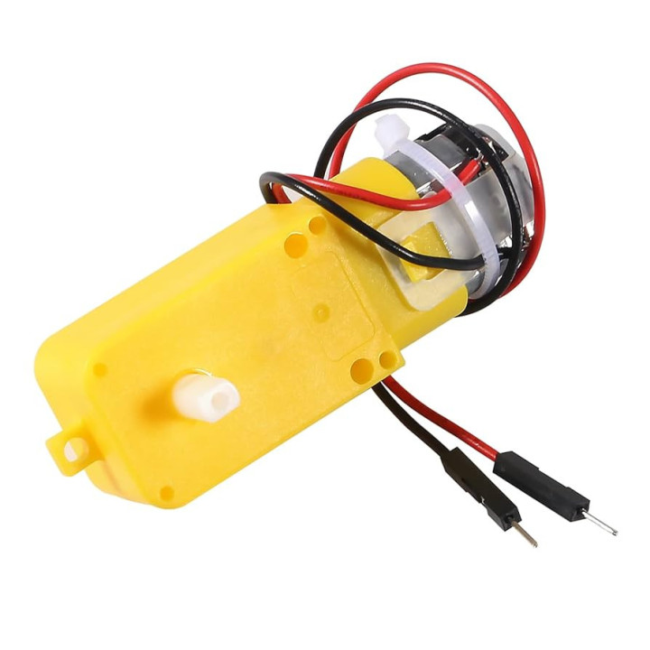 3-6V Gearbox Motor 200RPM Ratio 1:48 With Soldered wires