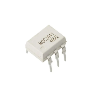 MOC3041 Zero-Cross TRIAC Driver Optocoupler, 400V