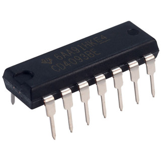 CD4093BE – Quad 2-Input NAND Gate with Schmitt Trigger Inputs