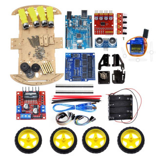 4WD Smart Robot Car Kit with Arduino
