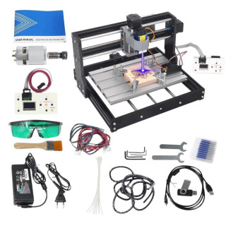2-in-1 CNC-3018 Pro: CNC Milling & 5.5W Laser Engraver