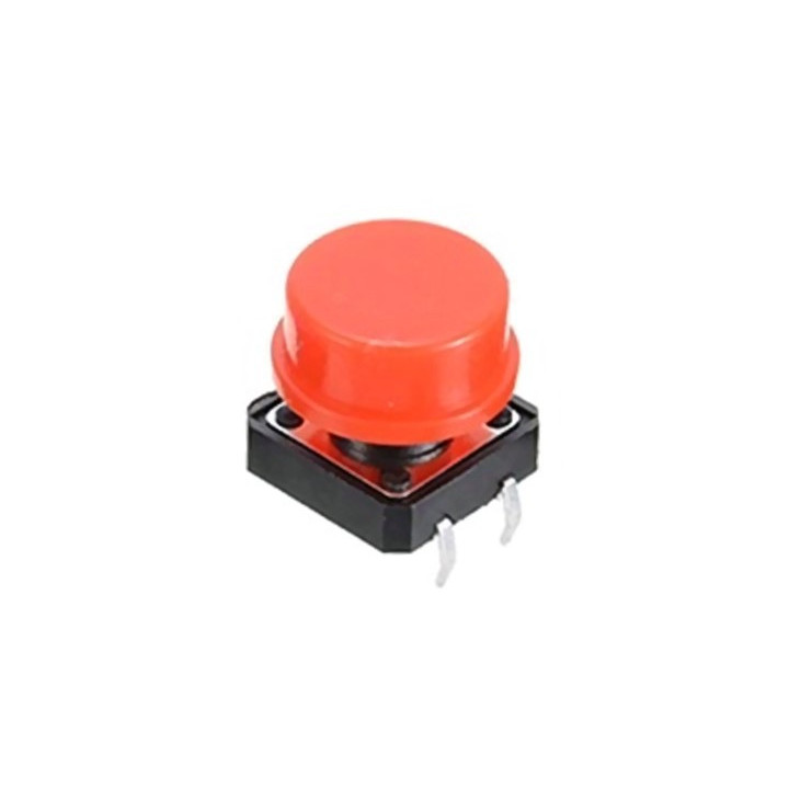 12×12 mm Push Button With Cap – Select Color