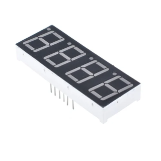 0.56" 4-Digit Red 7-Segment Display – Common Cathode