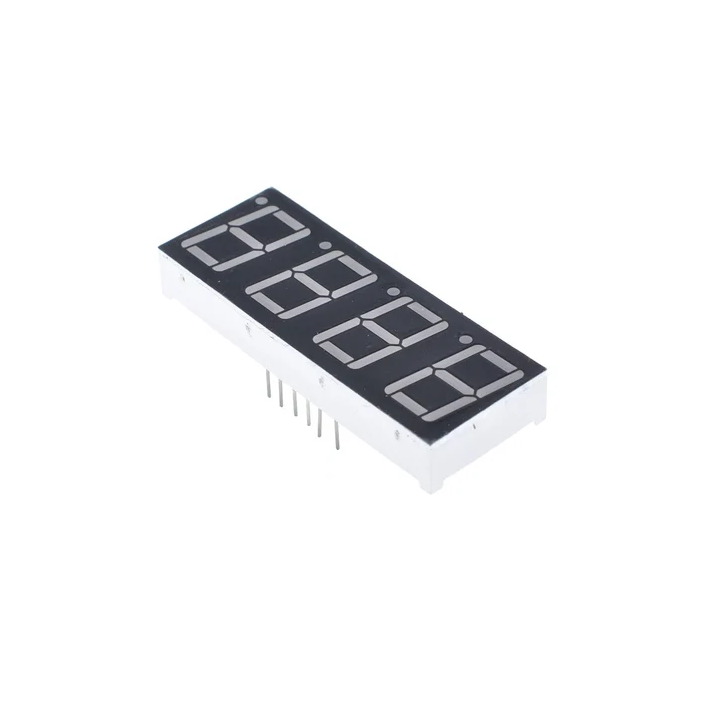0.56" 4-Digit Red 7-Segment Display – Common Cathode