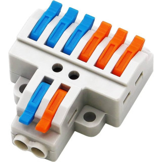 6-Port Multi-Line Lever Wire Connector