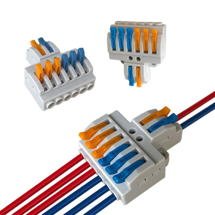 6-Port Multi-Line Lever Wire Connector
