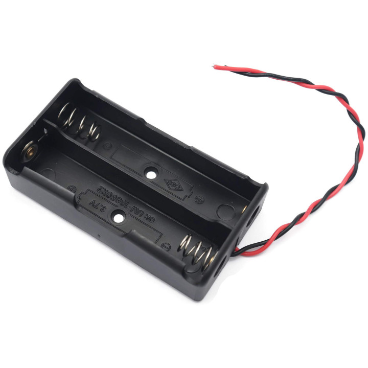 2×18650 Lithium Battery Holder (7.4V)