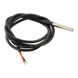 DS18B20 Waterproof Temperature Sensor Probe – 2m Cable