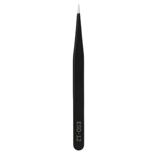 ESD-12 Sharp Tip Precision Tweezers