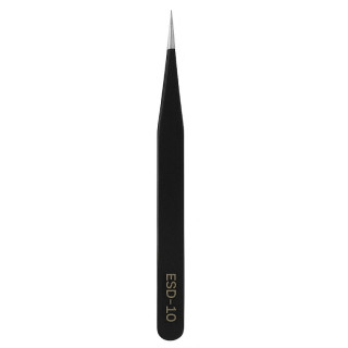 ESD-10 Precision Straight Tweezers