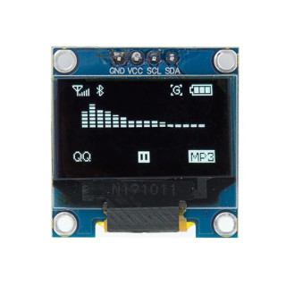 0.96-Inch OLED Display Module, I2C, 128×64, Whie