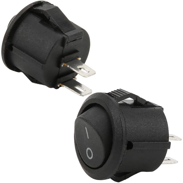 2 Pin KCD11 Round Switch 3A - 250V