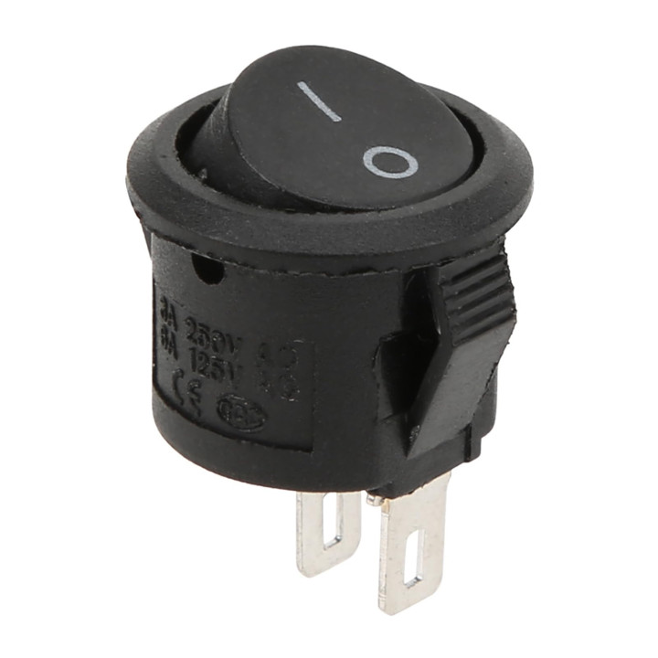2 Pin KCD11 Round Switch 3A - 250V