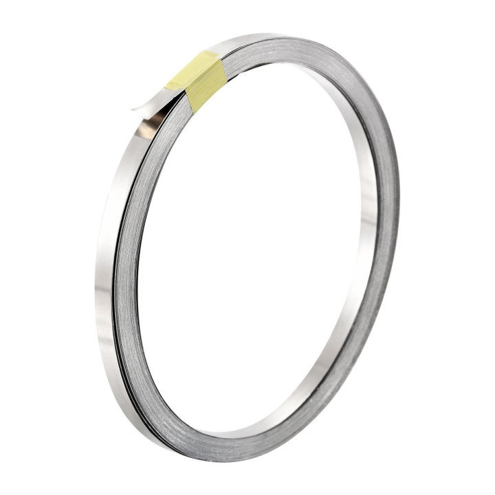 10m Roll 3mm Nickel-Plated Steel Strip