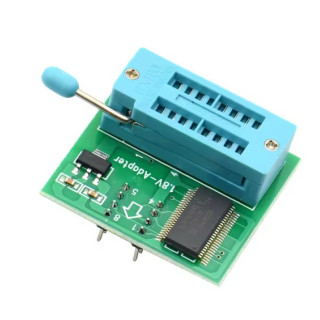 1.8V IC Programming Adapter Board (ZIF Socket, Built-In Level Shifting)