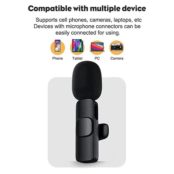 Wireless Digital Clip-on Microphone Type-C