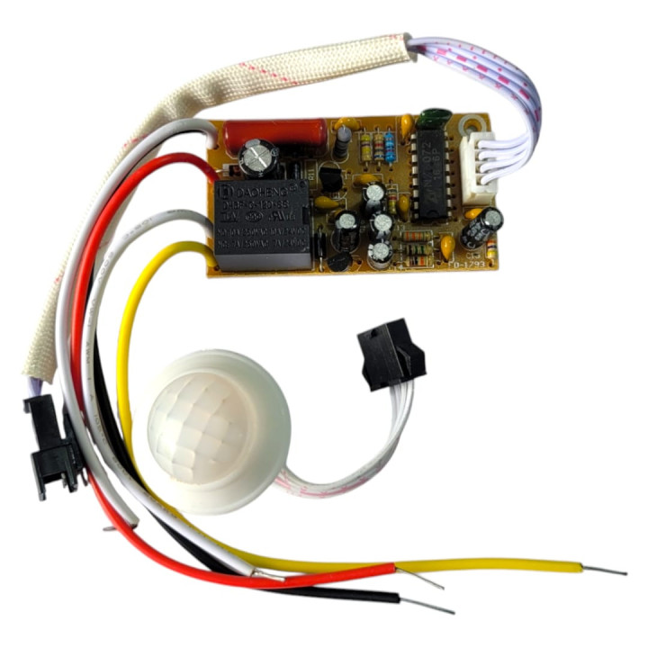 220V 7A PIR Motion Sensor Switch (NO / NC Output)