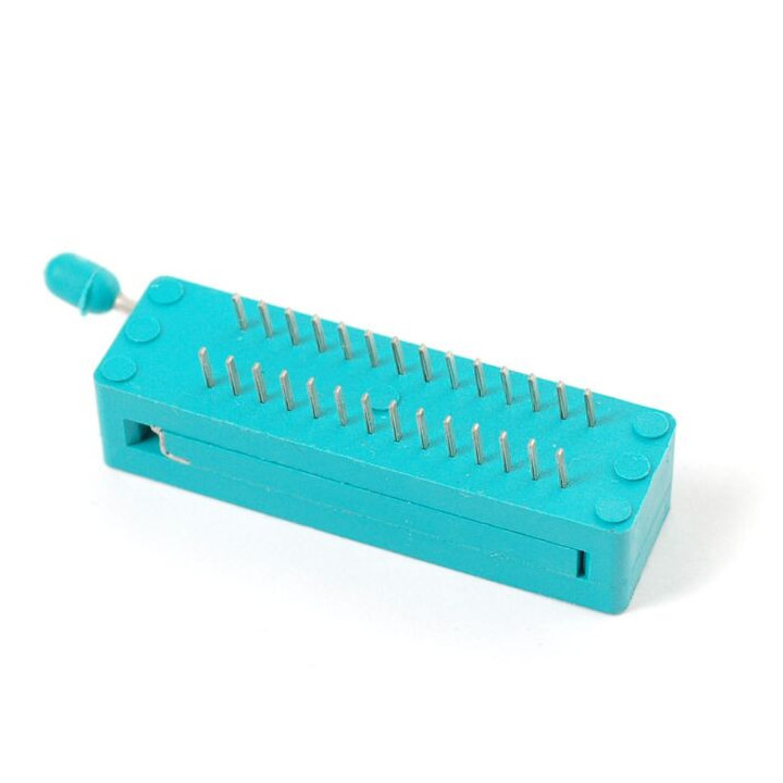 28-Pin ZIF IC Test & Programming Socket (2.54 mm)