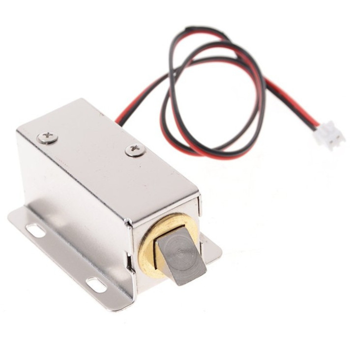 12V DC Door Lock Solenoid – 53 × 26 × 23 mm