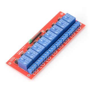 8 Channel Relay Module – Red