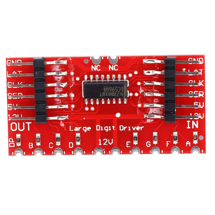 TPIC6C596 8-Bit Shift Register Module – 7-Segment LED Driver
