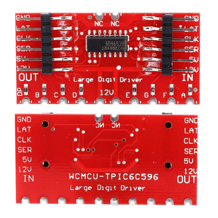 TPIC6C596 8-Bit Shift Register Module – 7-Segment LED Driver