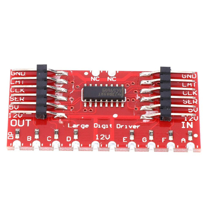 TPIC6C596 8-Bit Shift Register Module – 7-Segment LED Driver
