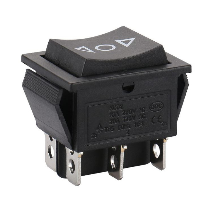 KCD4 Momentary Rocker Switch ON-OFF-ON (6-Pin)