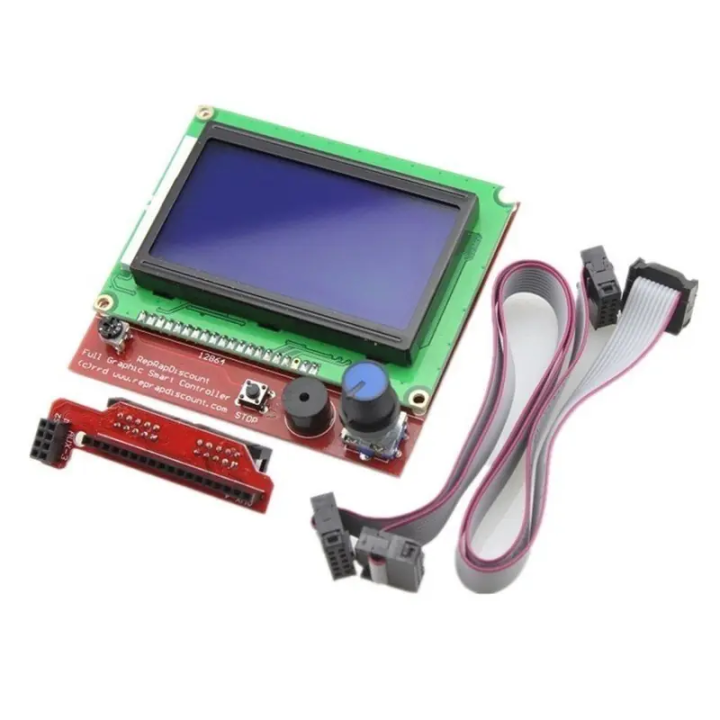 12864 Graphic LCD Control Panel with Encoder & SD Card Slot