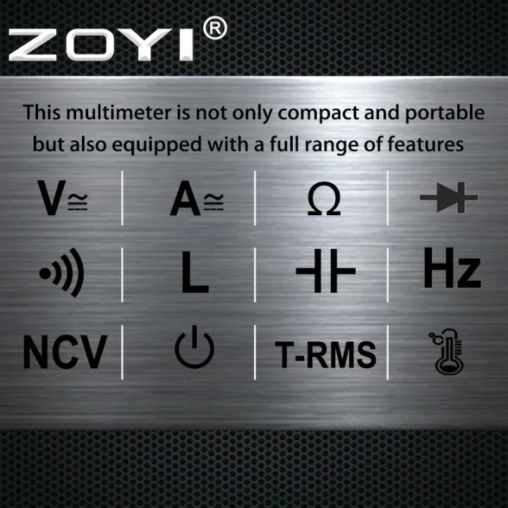ZOYI ZT-102L Digital Multimeter Auto Range (Inductance Measurement)