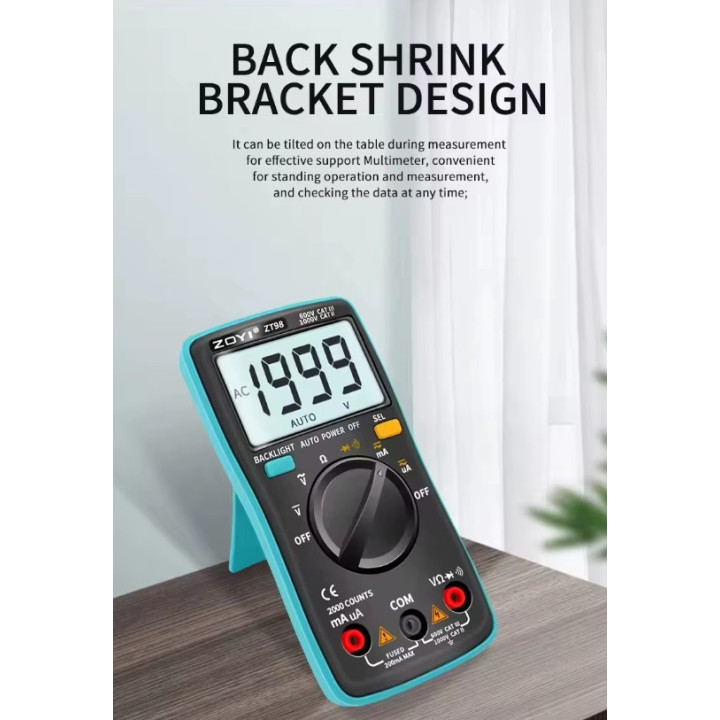 ZOYI ZT-98 Digital Multimeter Auto Range