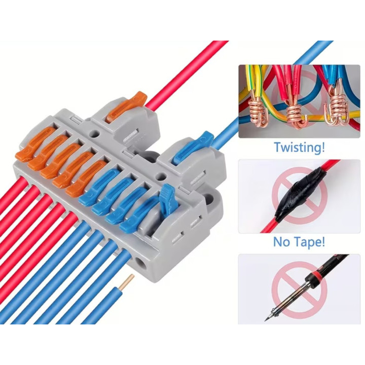 10-Port Multi-Line Lever Wire Connector