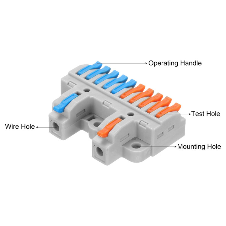 10-Port Multi-Line Lever Wire Connector