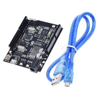 UNO+WiFi R3 Arduino Compatible Board (ATmega328P + ESP8266) – With USB Cable