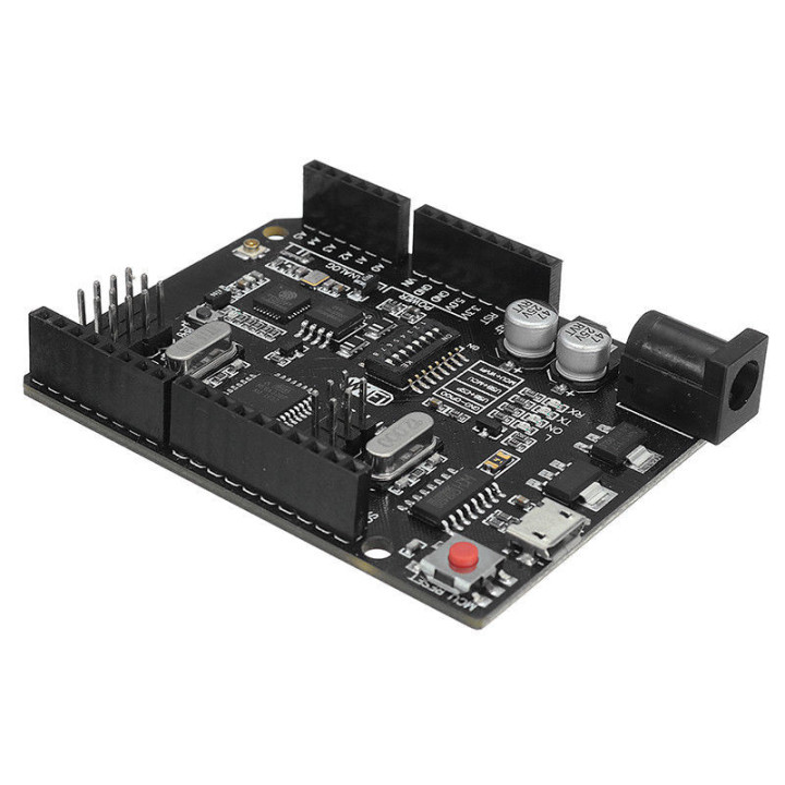 UNO+WiFi R3 Arduino Compatible Board (ATmega328P + ESP8266) – With USB Cable