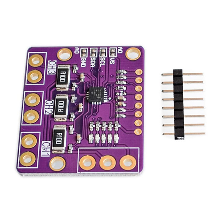 INA3221 Triple-Channel I2C Current & Voltage Monitor Module