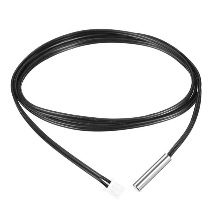 10K NTC Waterproof Temperature Sensor Probe – 50cm Stainless Steel