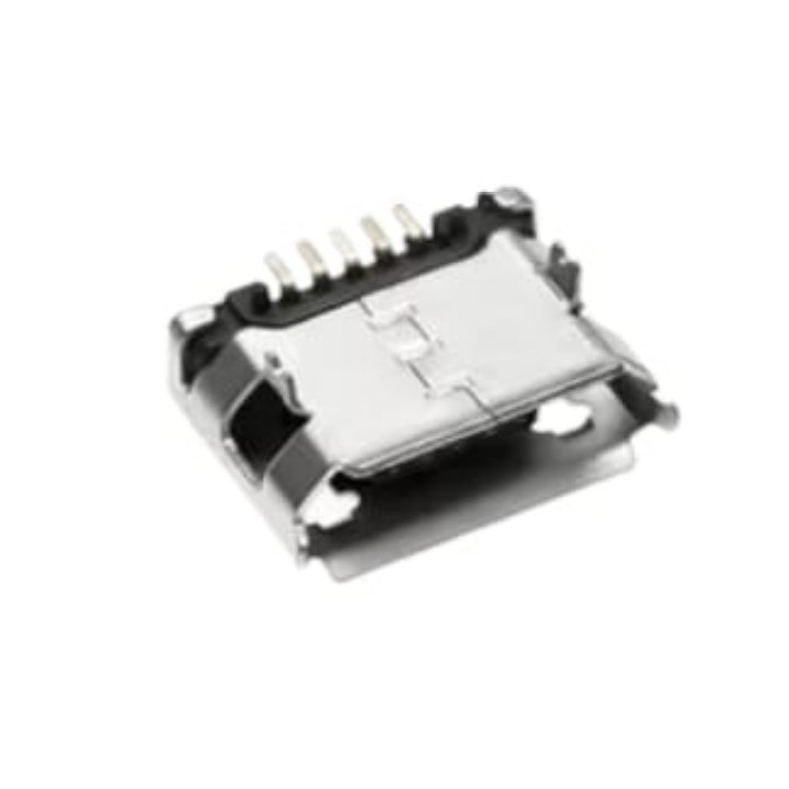 Micro USB Type-B Female Connector – SMD Mid-Mount