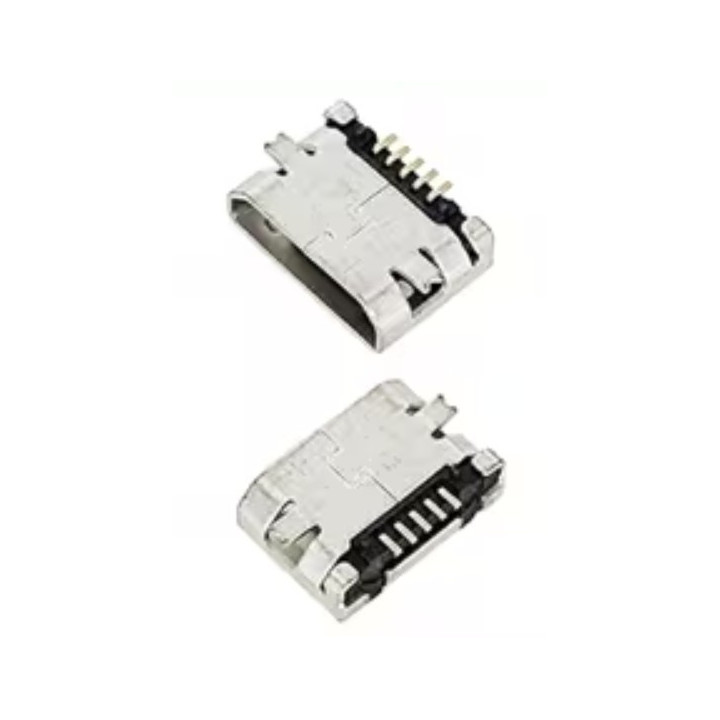 Micro USB Type-B Female Connector – SMD with Reinforced Shield