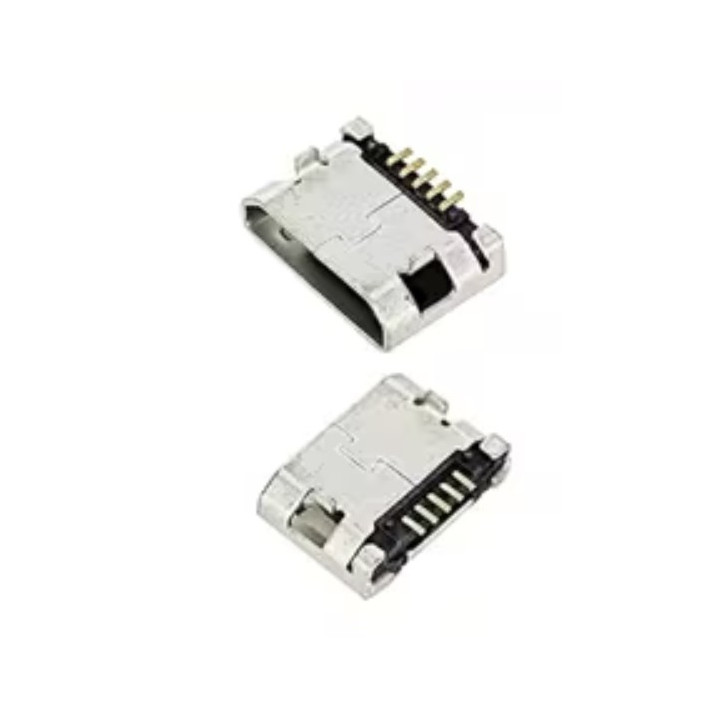 Micro USB Type-B Female Connector – Through-Hole Mount