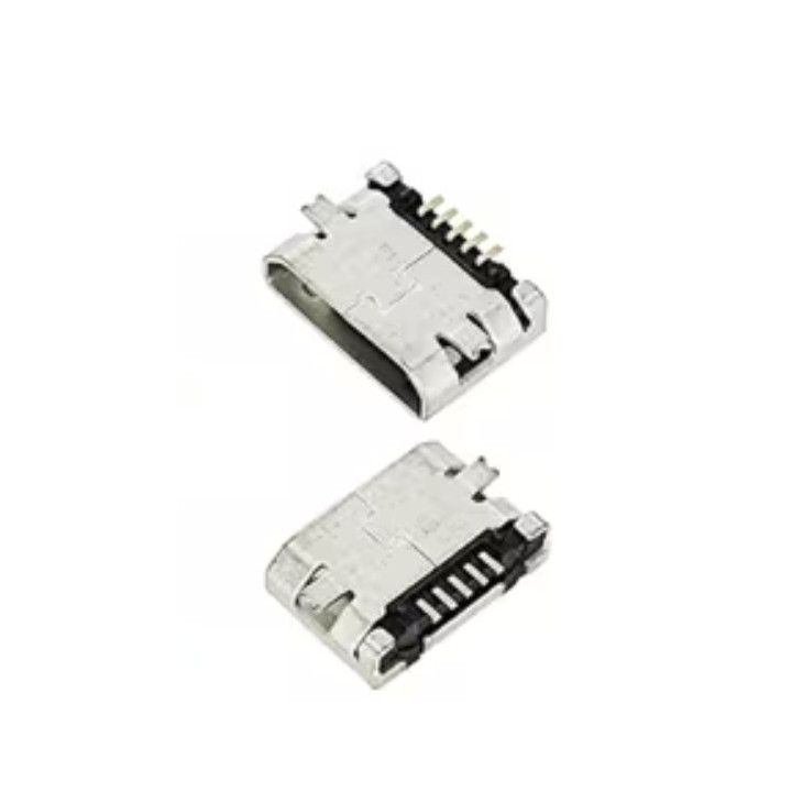 Micro USB Type-B Female Connector – SMD Heavy-Duty Mount