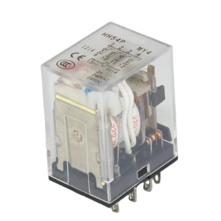 220V Industrial Relay – 14 Pin, 4 Contacts (NO & NC)
