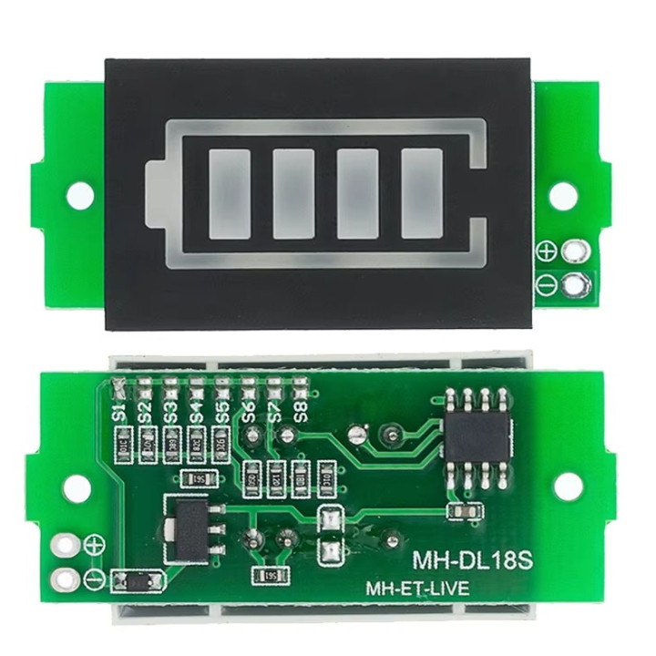 1S-8S Lithium Battery Indicator Module 4.2V