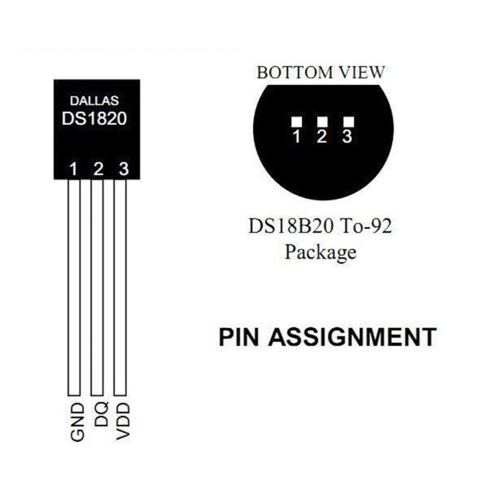 DS18B20 Temp Sensor (TO-92)