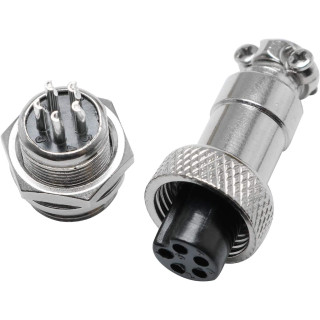16mm 5-Pin DIN Wire Connector Plugs GX16