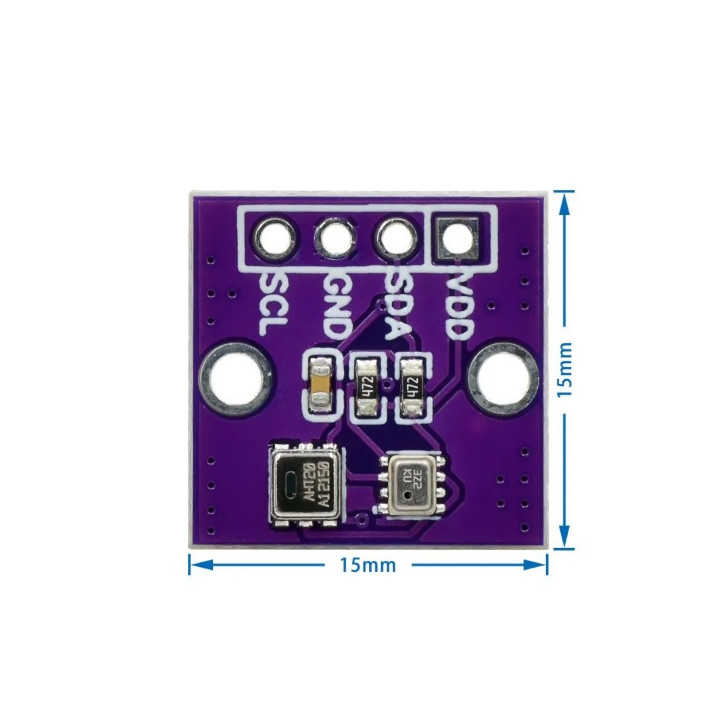 AHT20 + BMP280 Temperature, Humidity & Pressure Sensor Module