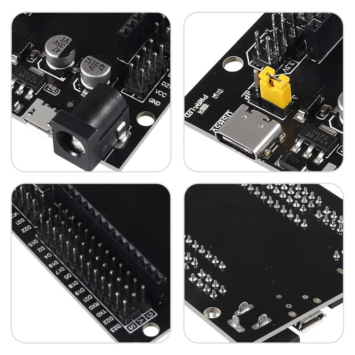 ESP32 DevKitC GPIO Expansion Board for ESP-WROOM-32