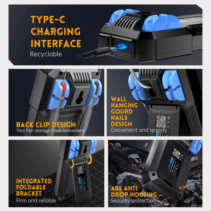 FNIRSI DMT-99 Intelligent Color Screen Digital Multi Meter